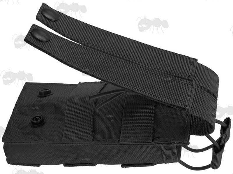Black Canvas Universal Fast Access Single Magazine MOLLE Pouch