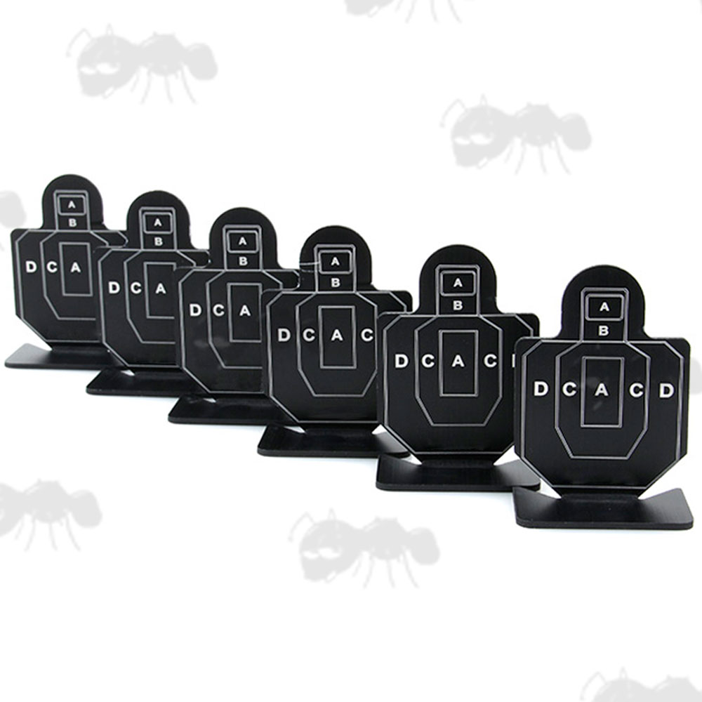 Metal KnockOver Shooting Targets For Airsoft BB Gun & Airgun