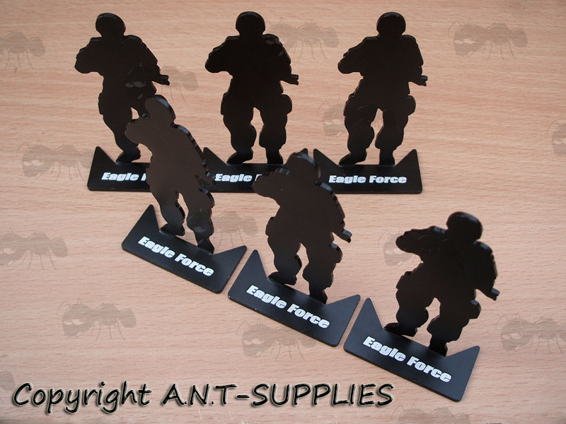 Metal KnockOver Shooting Targets For Airsoft BB Gun & Airgun