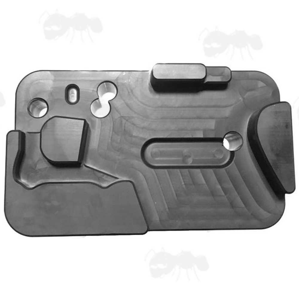 All Black Glock Handgun Frame Disassembly Bench Block