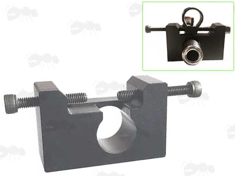 Mosin Nagant 91/30 Front Sight Adjusting Tool, Shown in Use