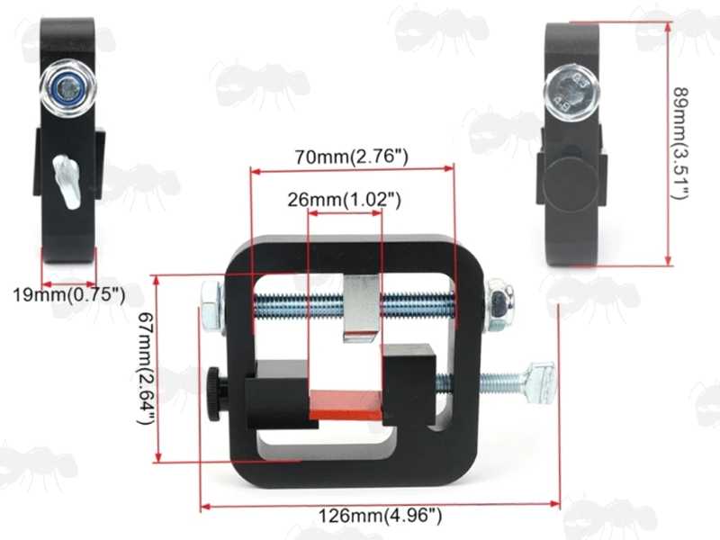 Universal Pistol Rear Sight Windage Adjuster Tool