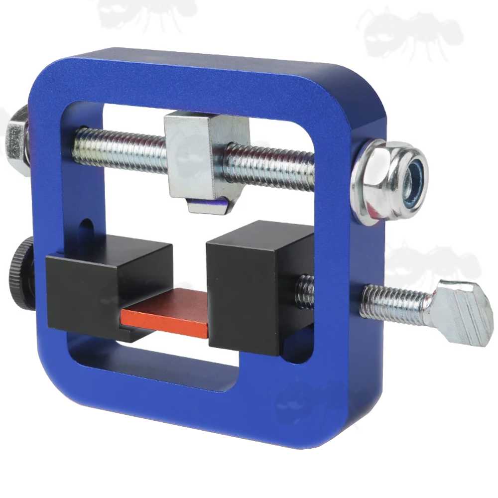 Universal Pistol Rear Sight Windage Adjuster Tool, Blue Finish