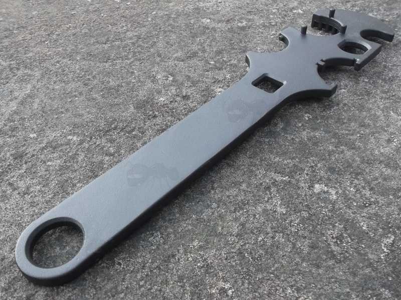 Powder Coated Round Head Steel Gunsmith AR-15 Combo Wrench Rifle Buttstock / Delta Ring Wrench Kappa