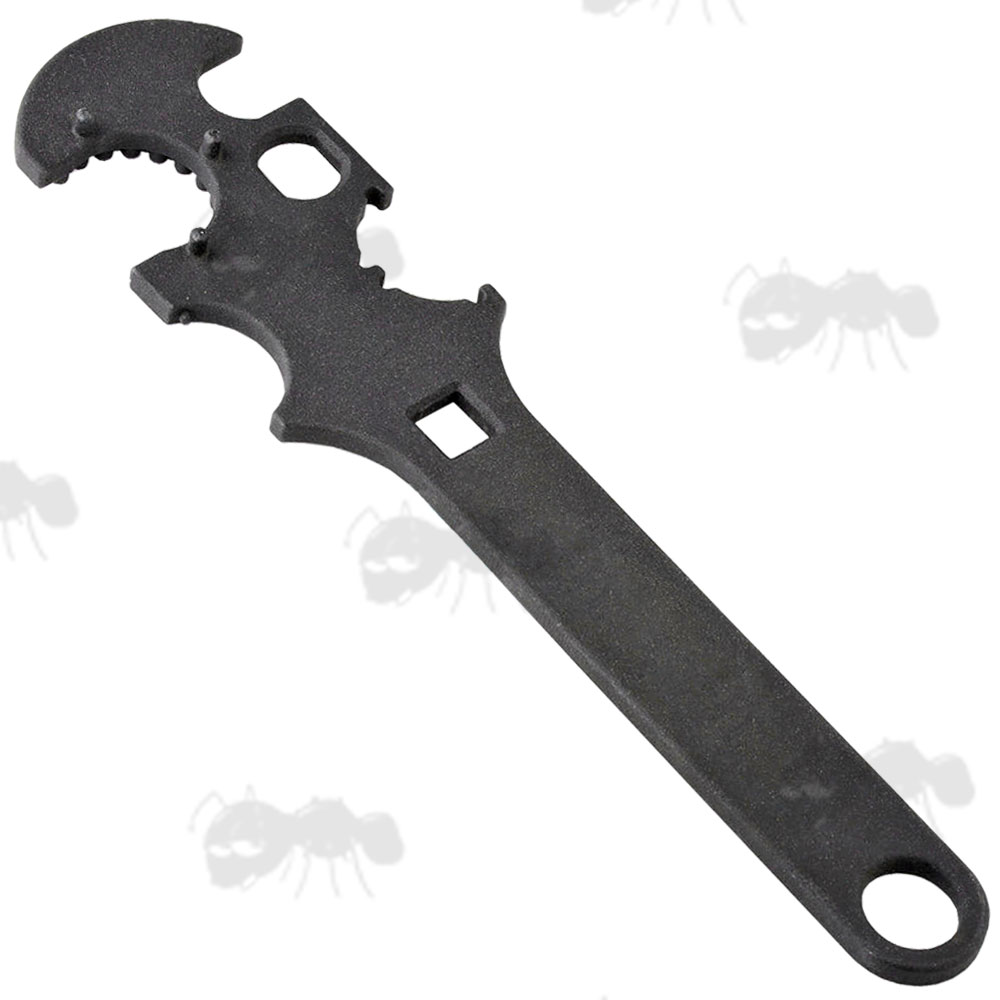 Powder Coated Round Head Steel Gunsmith AR-15 Combo Wrench Rifle Buttstock / Delta Ring Wrench Kappa