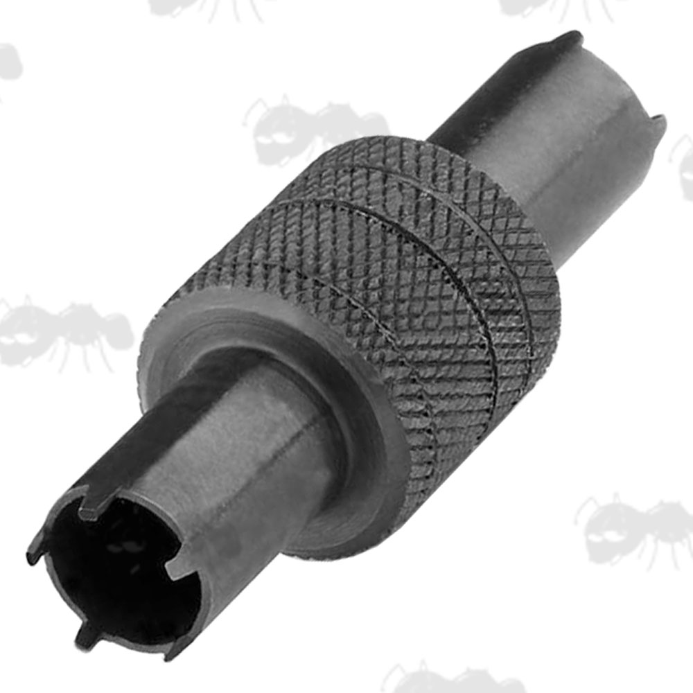 AR-15 Front Sight Adjustment Tool with Chubby Knurled Grip Section