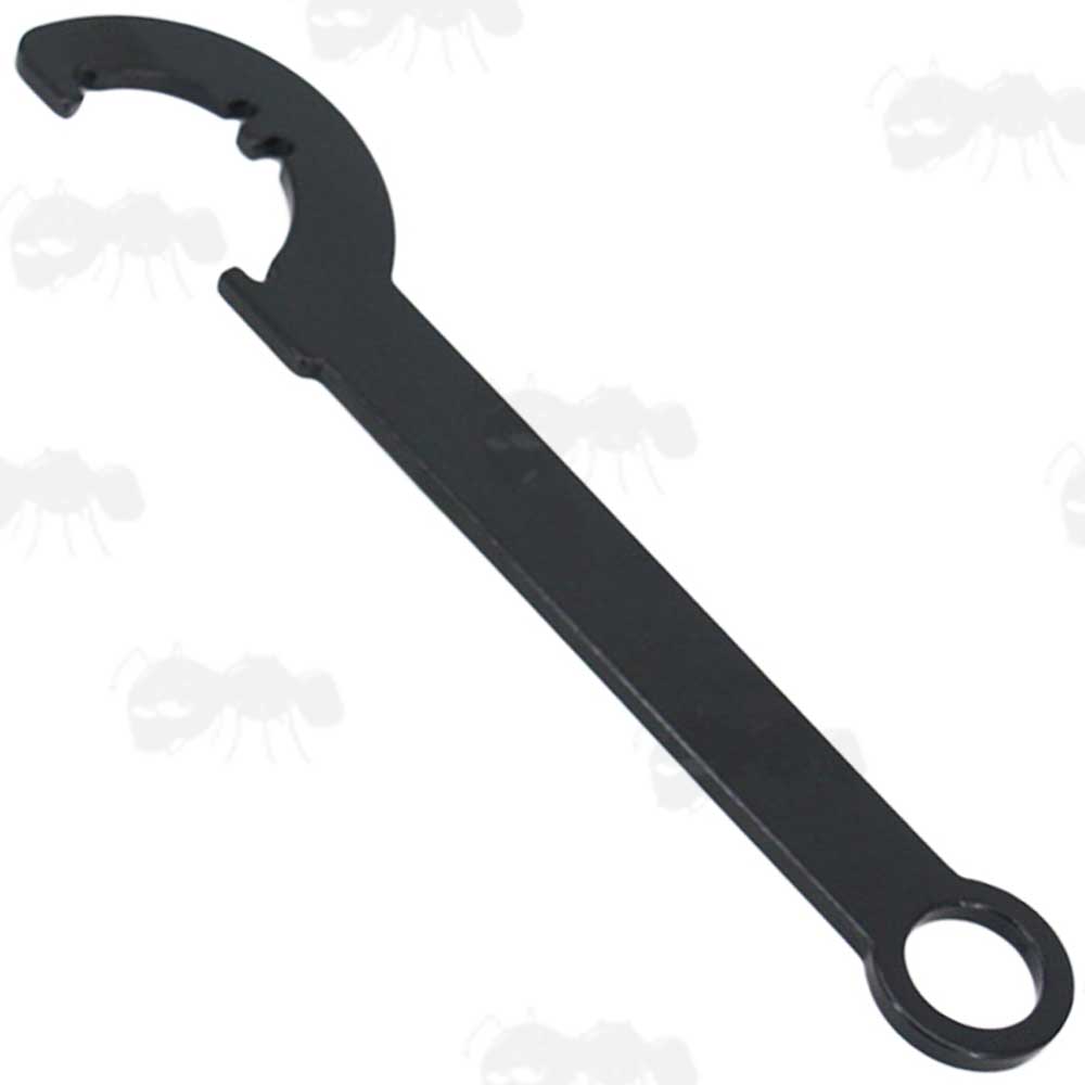 Slimline Steel M4 Rifle Series Buttstock Castle Locking Nut Wrench