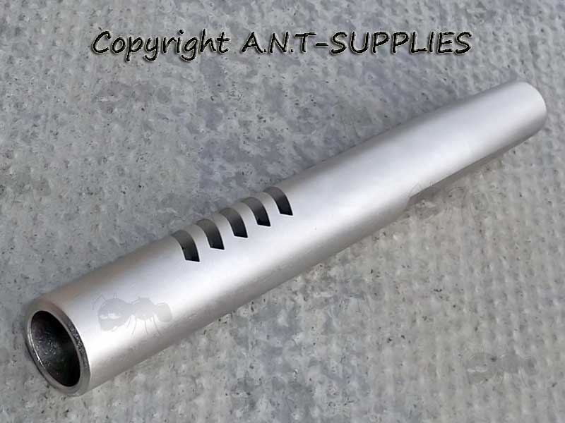 Air Arms S400 MPR FT Silver Anodised Muzzle End With Cut Outs