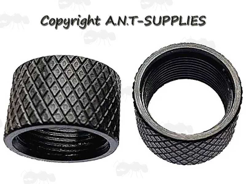 Two .45 ACP .578x28 Barrel Thread Protectors for Right-Hand Threads