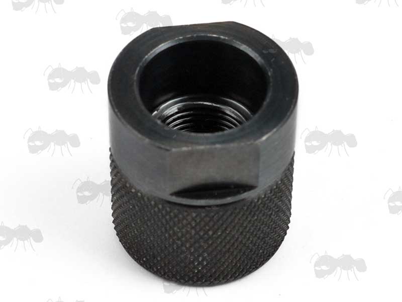 M9 x .75 to 1/2-20 American Thread Silencer Adapter with Thread Guard