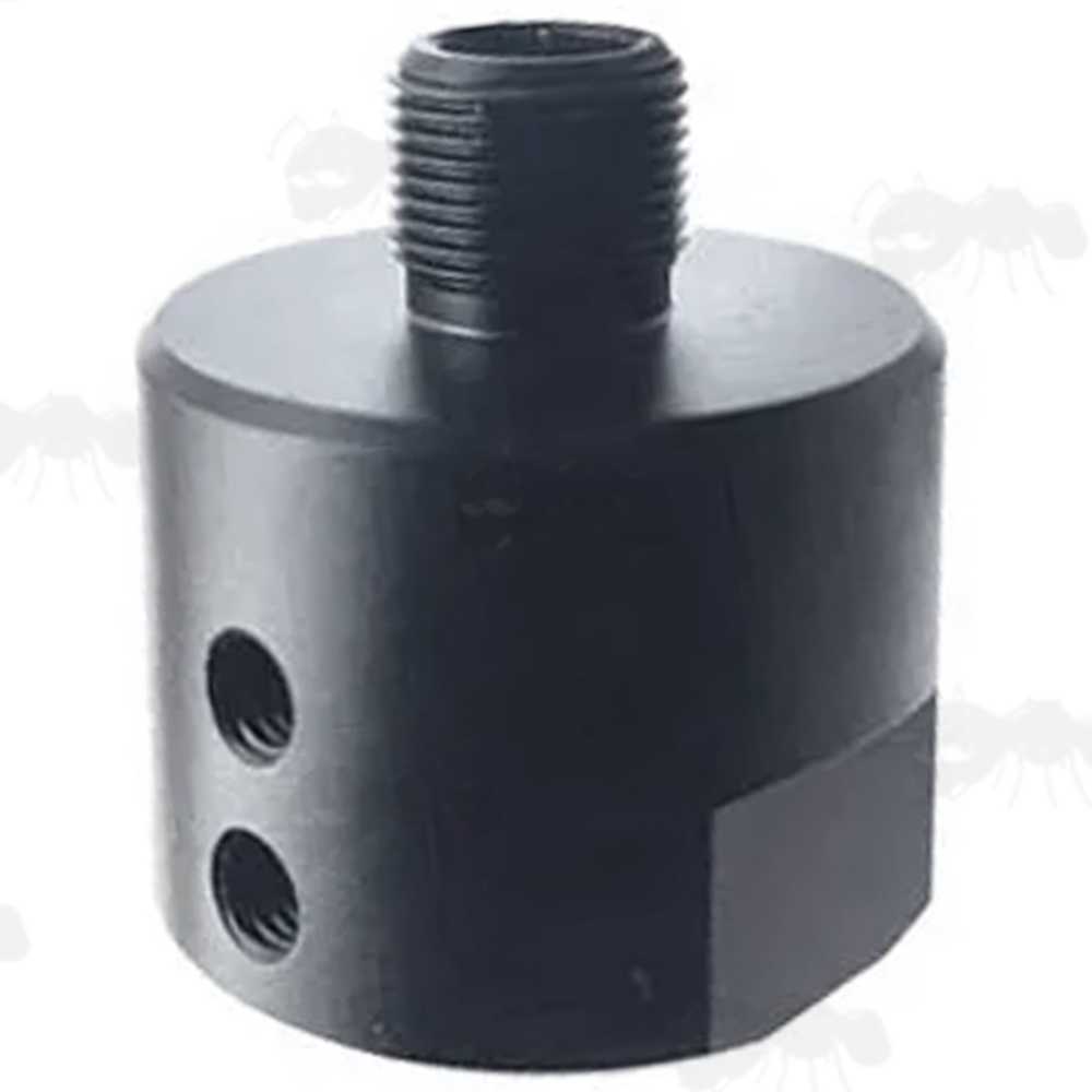 Plain Bull Barrel Slip-On Rifle Silencer Thread Adaptor 1-2x28 UNEF