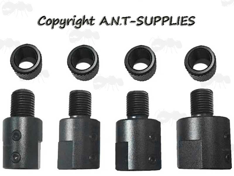 Non-Thread Rifle Silencer Adapter - M14 LH / RH (CCW or CW) Threaded ...