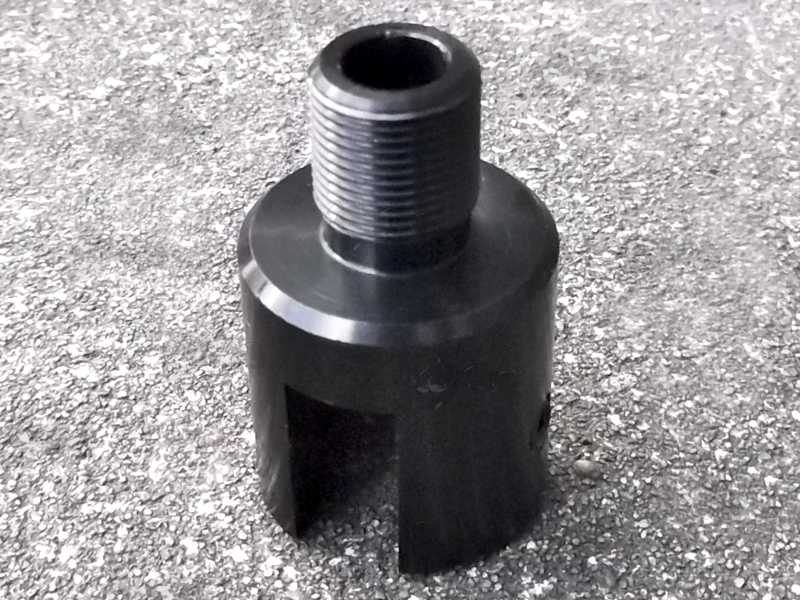 Slip-On Adapter for Ruger 10/22 Rifles to Accept 1/2x28 American Thread Silencers