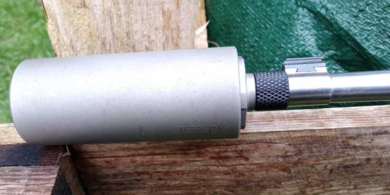 thumbnail image 2 of DB TAC Aluminum 10/22 Muzzle Brake Adapter – 1/2x28 Thread, Includes 3 Lock Nuts 2 of 4