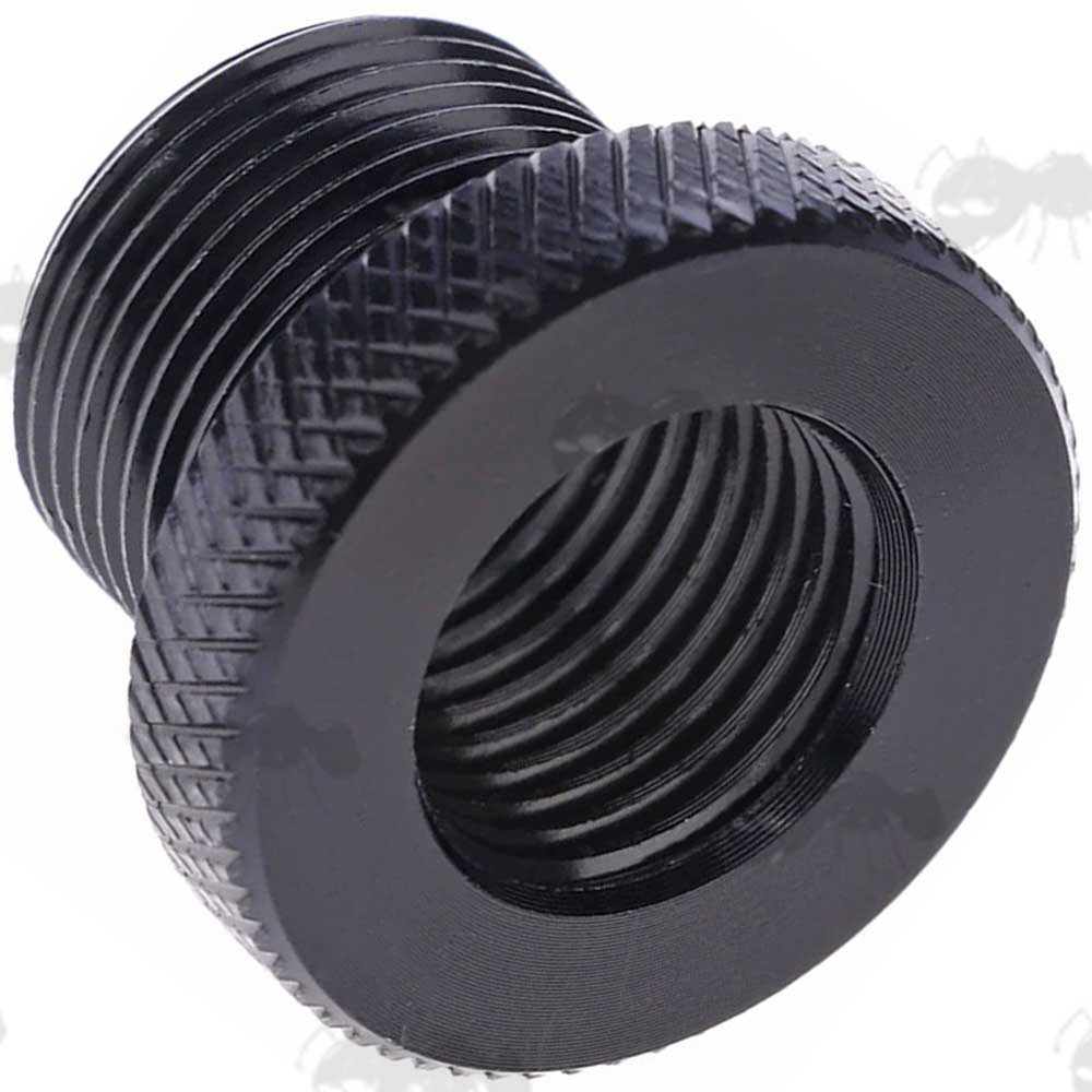 Aluminium 1/2x20 TPI To 5/8x24 TPI Threaded Muzzle Adapter