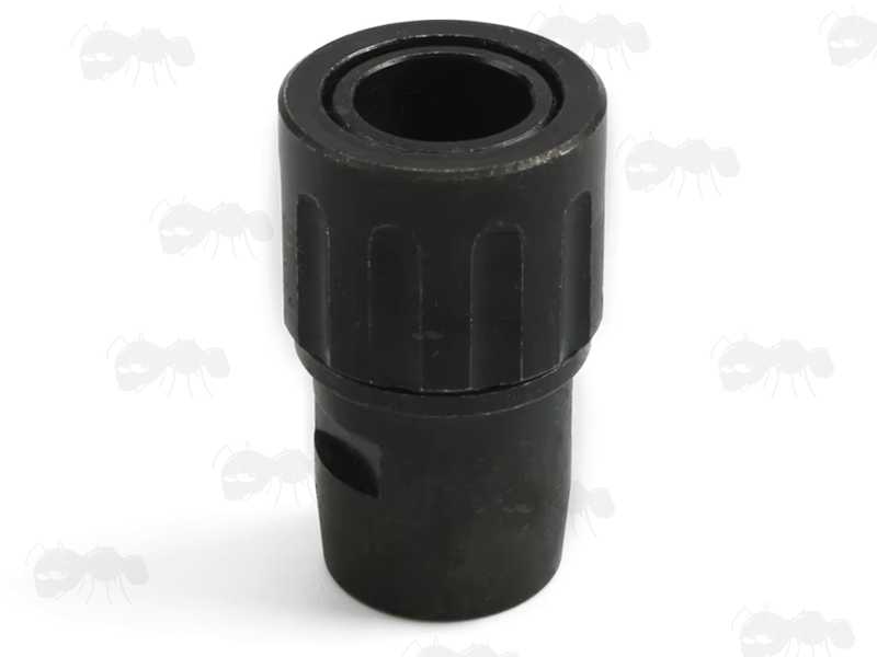 Smith and Wesson M&P .22 Compact Pistol Thread To 1/2x28 UNEF Adapter with Thread Guard Fitted