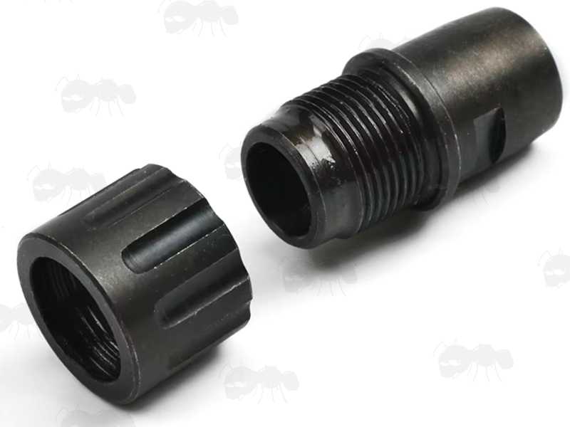 Smith and Wesson M&P .22 Compact Pistol Thread To 1/2x28 UNEF Adapter with Thread Guard