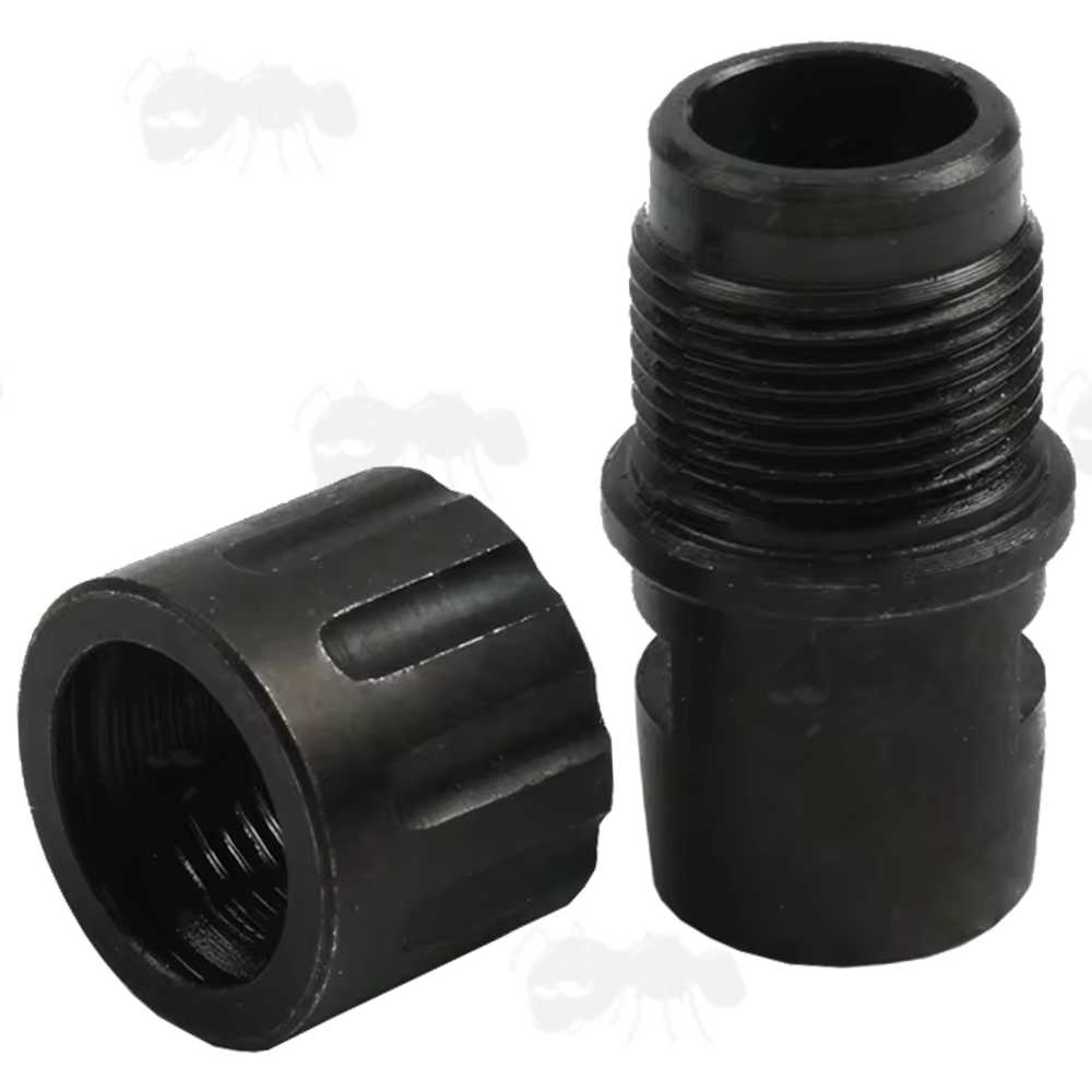 Smith and Wesson M&P .22 Compact Pistol Thread To 1/2x28 UNEF Adapter with Thread Guard