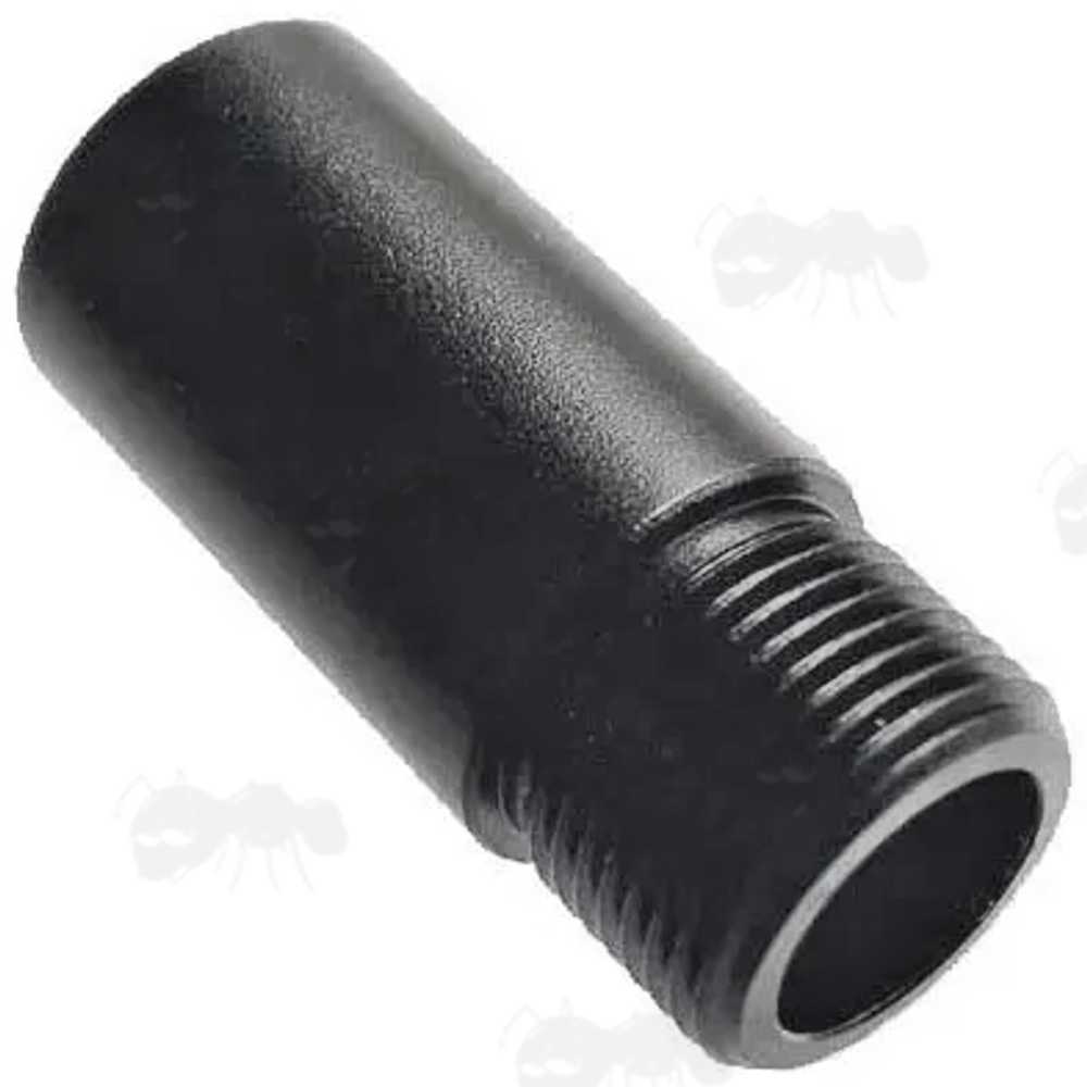 Black Anodised 6061 T6 Aircraft Grade Alloy M12x1 Right Hand Female Thread To M14x1 Left Hand Male Thread Muzzle Adapter