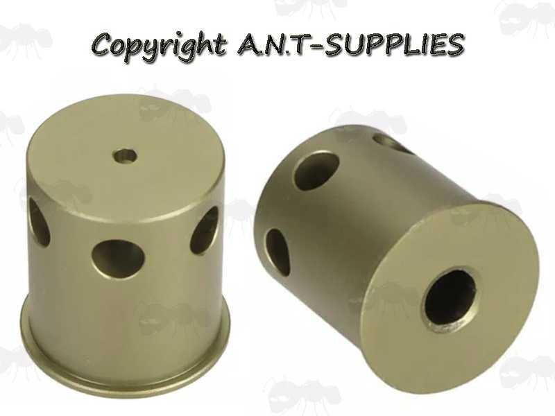 Green Coloured .22 Cartridge Adapters for The Mini Metal Trip Wire Blank Firing Alarm Mine
