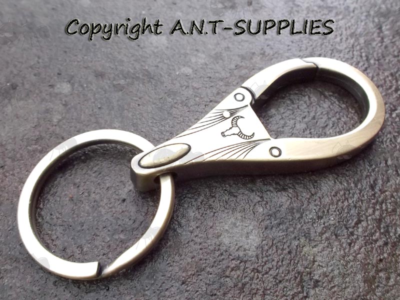 Buffalo Symbol Single Keyring Keychain