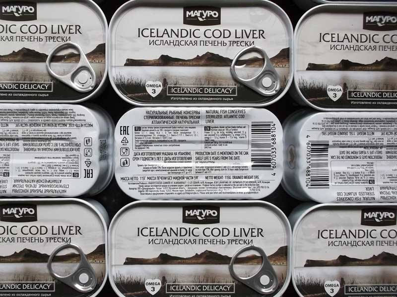 Canned Marypo Icelandic Cod Liver by iCAN Atlantic Natural Omega 3 Source