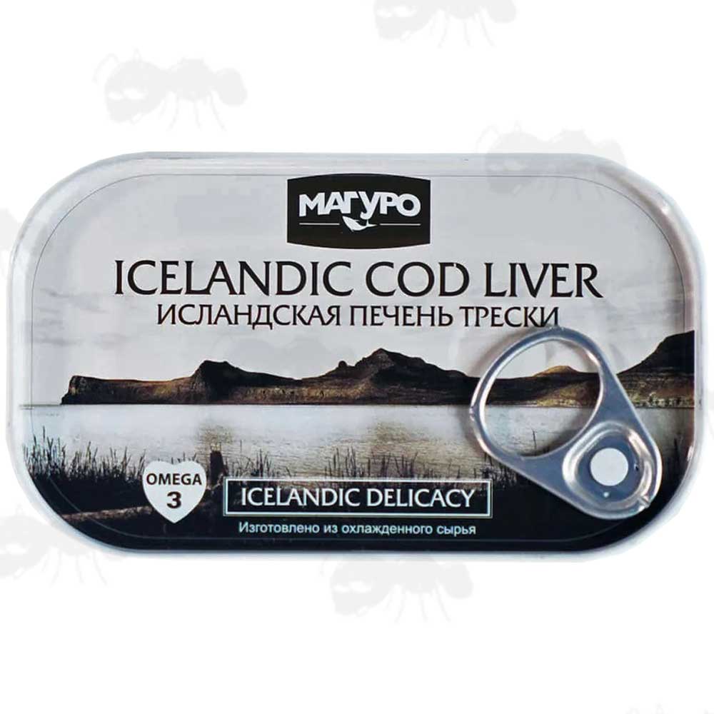 Ring Pull Rectangular Tin of Marypo Wild Caught Liver