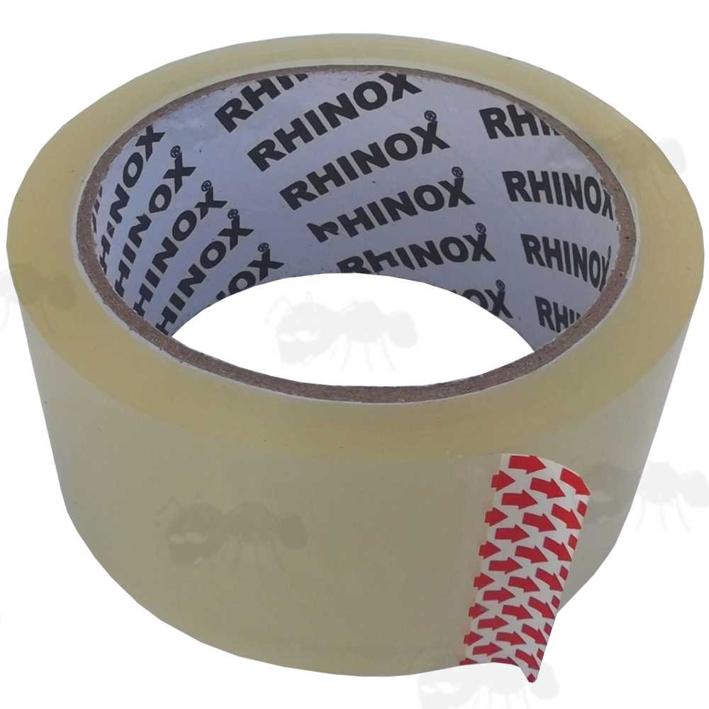 Six 66 Metre Rolls of 48mm Wide Clear Sticky Tape