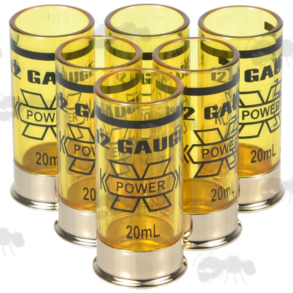 12 Gauge Shotgun Shell Shot Glasses Freepost UK