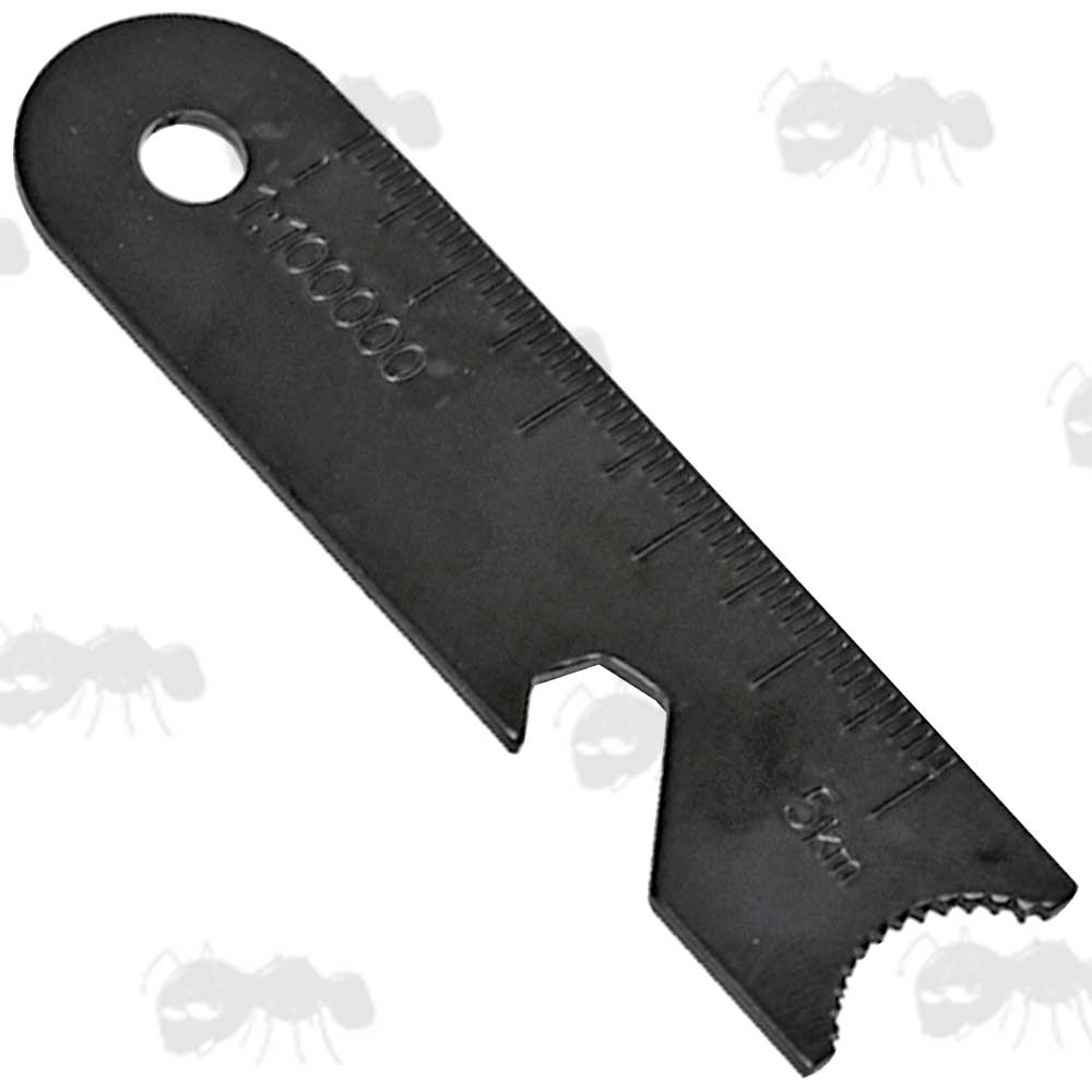 Long Black Fire Flint Striker Multi-Tool