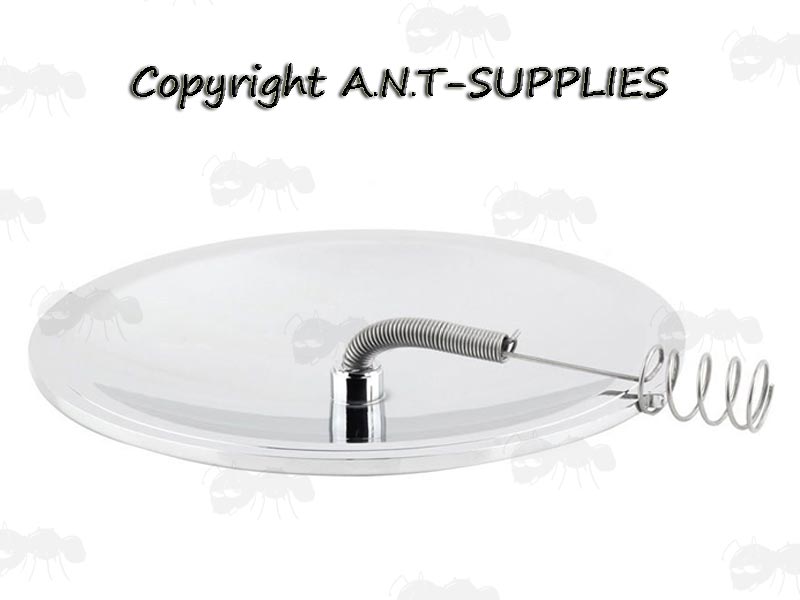 Silver Parabolic Mirror Solar Lighter in Folded Position