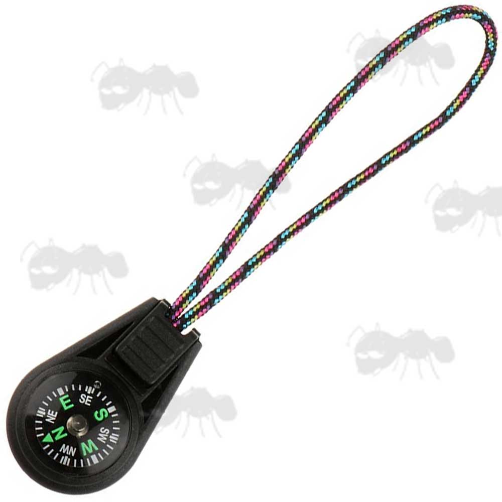 Zipper Pull Compass Mini Button Zip Compasses Free UK Delivery