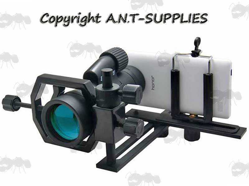 Adjustable Dual Axis Scope Mount for Smart Phone Cameras