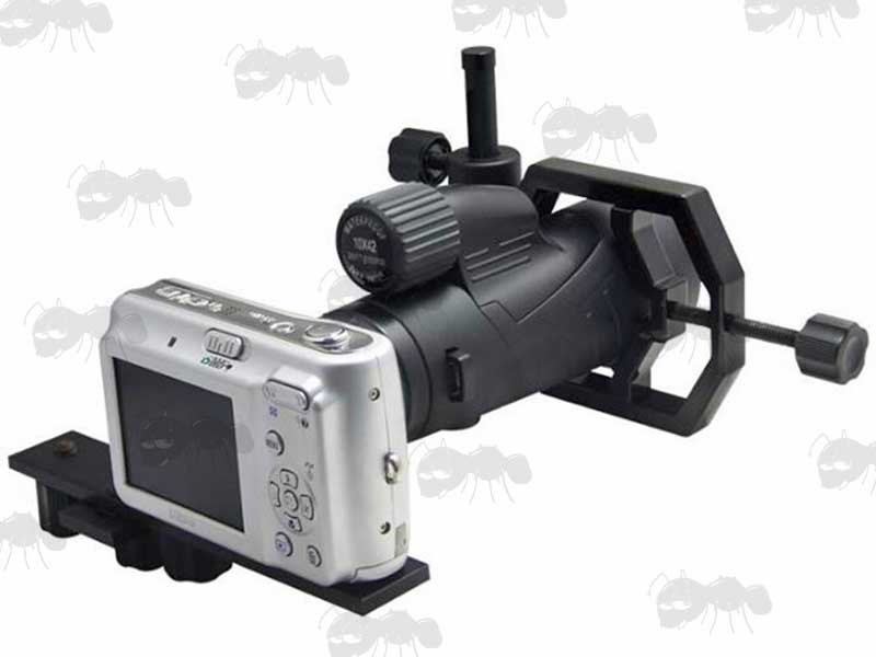 Adjustable Dual Axis Scope Mount for Smart Phone Cameras