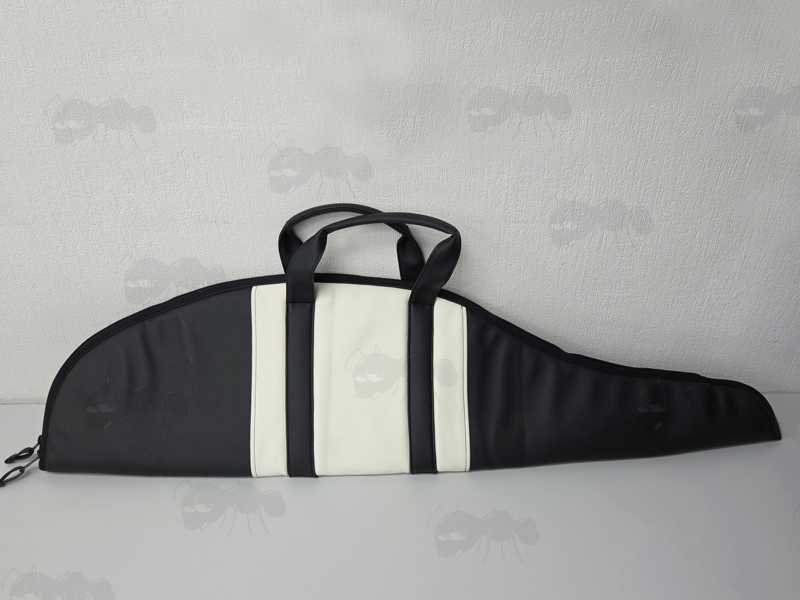 Air Arms Official Black and White Canvas Rifle Case for The RSN-70 Precision Air Rifle