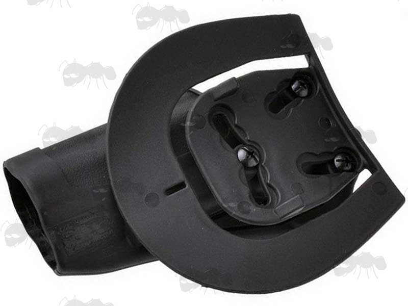 Rear Paddle View of The Colt 1911 Polymer Paddle Holster in Black