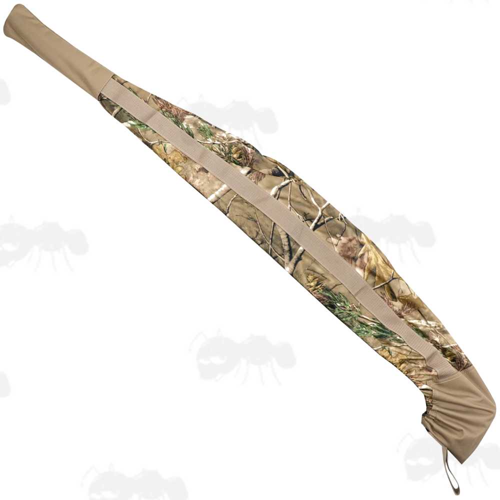 Elasticated Rim Tree Camouflage Patterned Rifle Cover Slip Hood