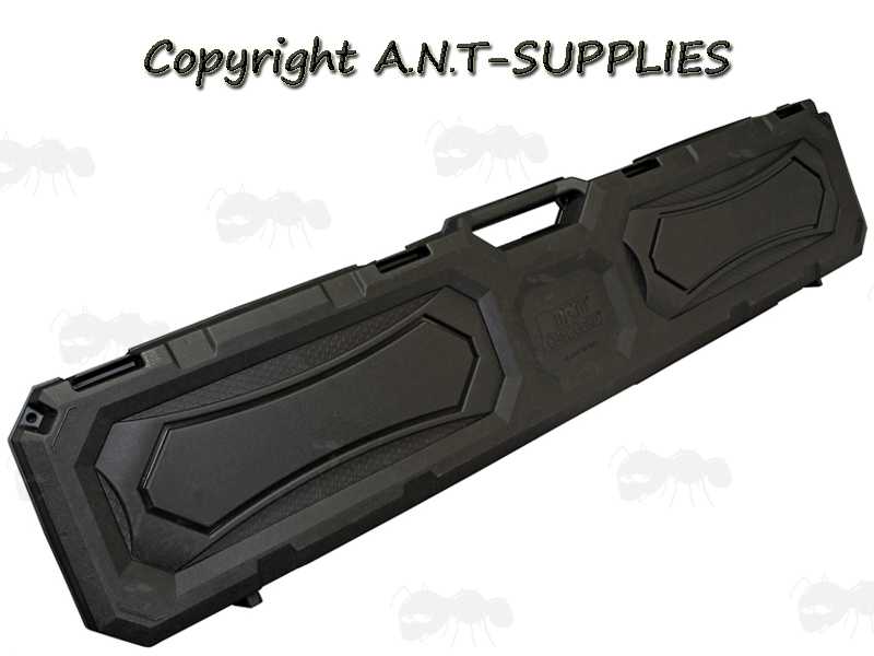Closed View of The MTM CASE-GARD Model RC51 Hard Plastic Rifle with Scope or Shotgun Carry Case with Egg Foam Padding