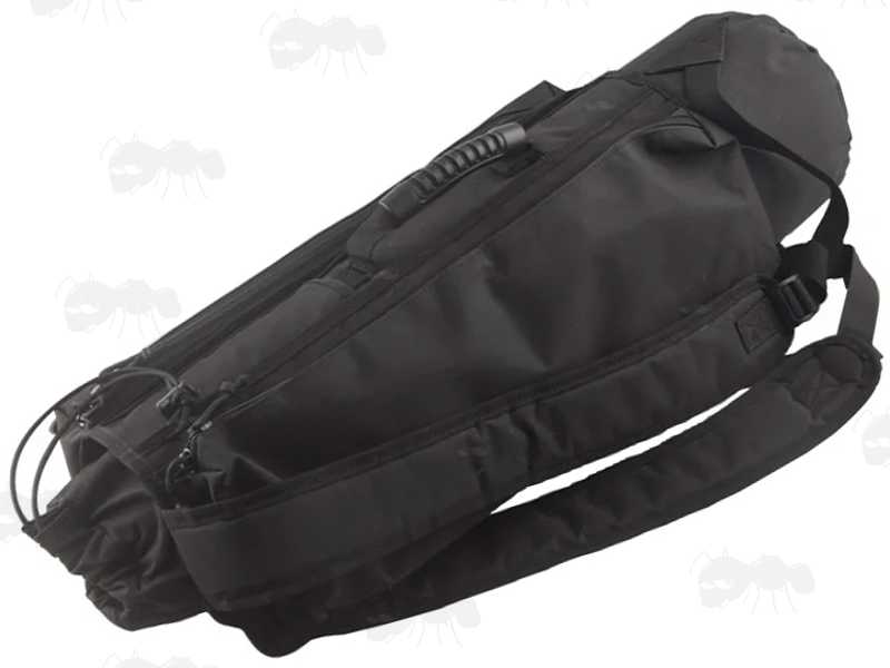 All Black PCP Airgun Cylinder Backpack Carry Case with Handle