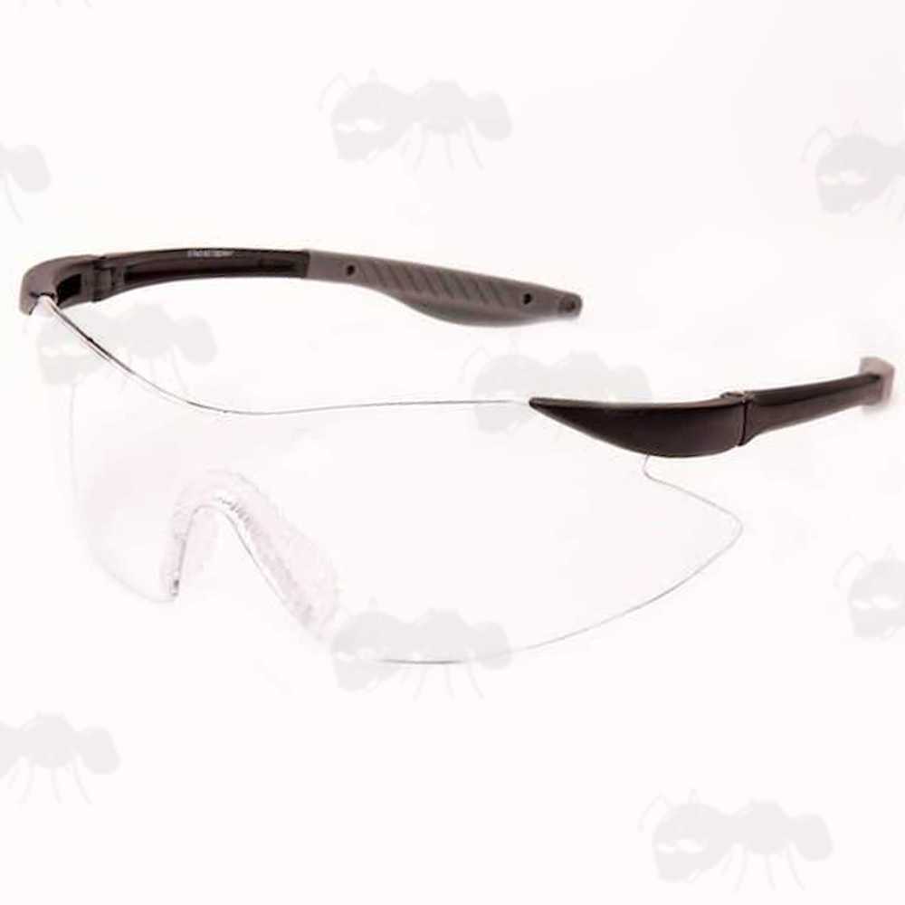 Pair of EyeLevel Safety Target Shooting Glasses with Clear Lenses