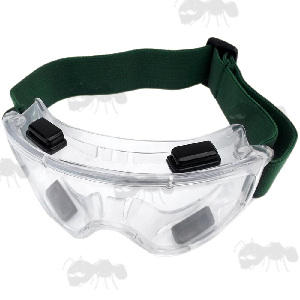 SMK Wide View Clear Lens Airsoft Goggles