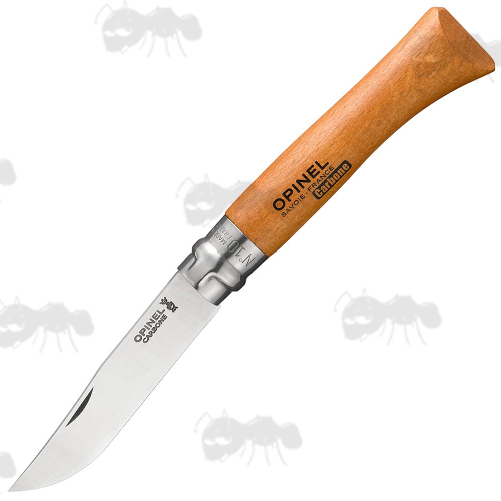 Opinel No.10 Virobloc Double Safety Ring Folding Knife