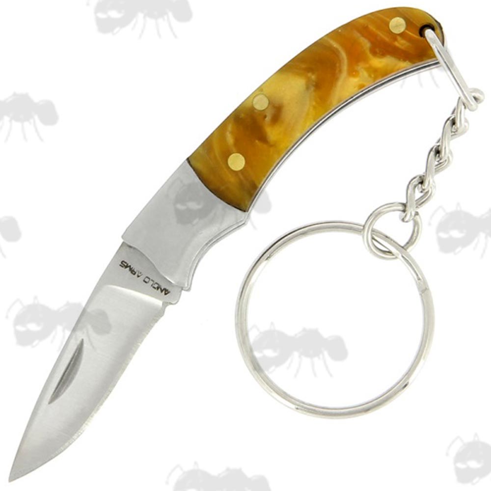 Anglo Arms Mini Keychain Knife NonLocking SlipJoint KeyRing Knives