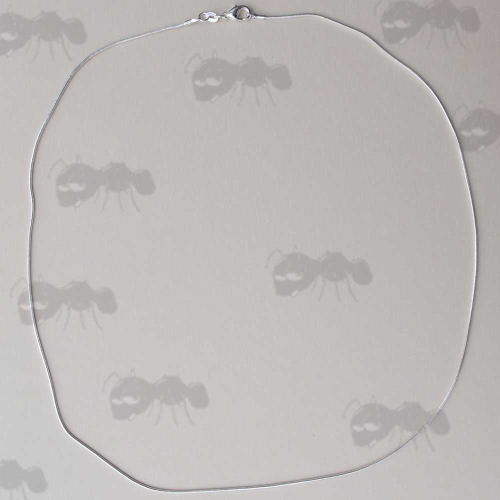 Snake Chain Silver Necklace