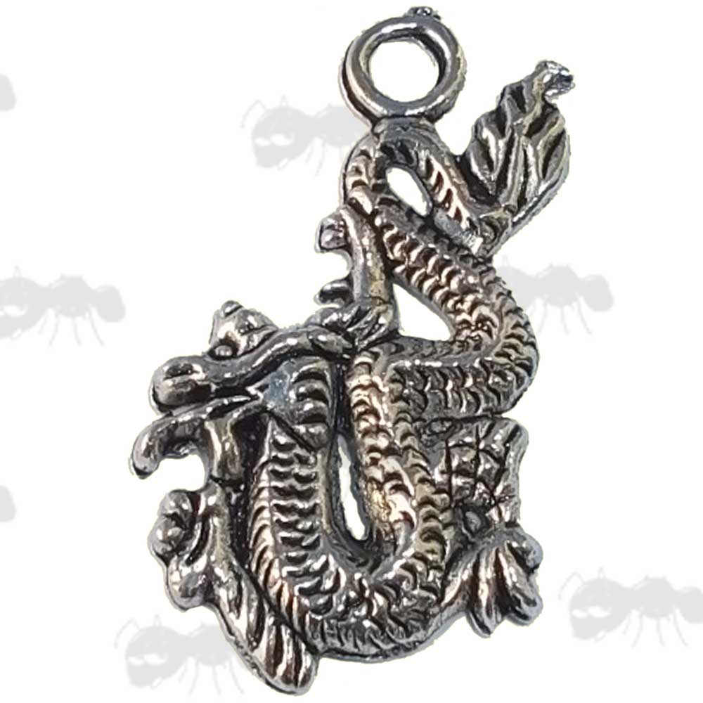 Small Chinese Dragon Metal Pendant
