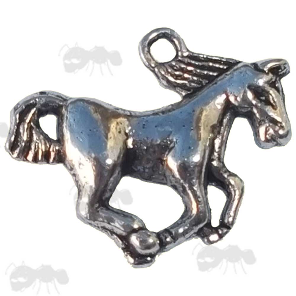 Small Running Horse Metal Pendant