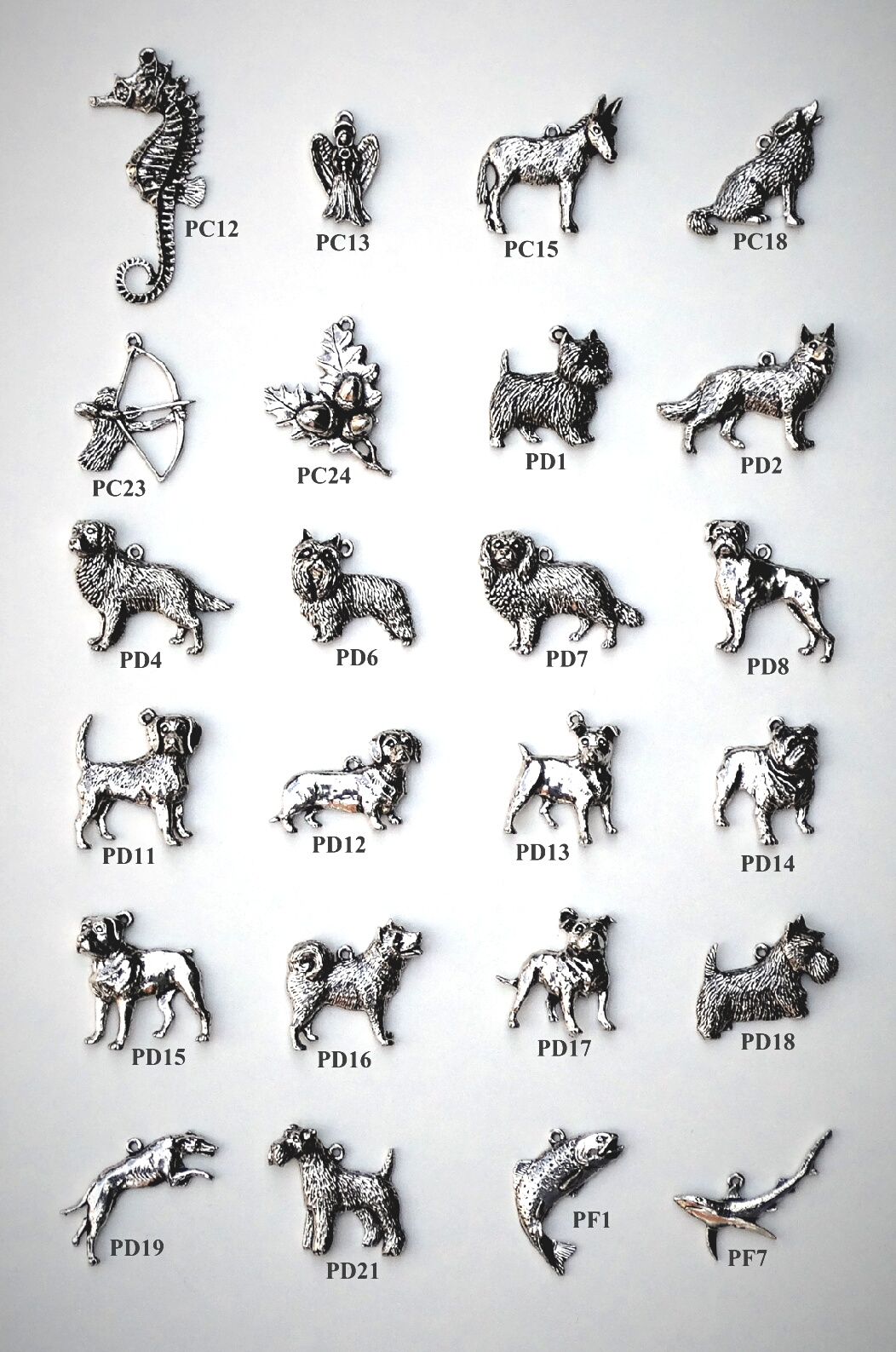 Pewter Pendant Range 03