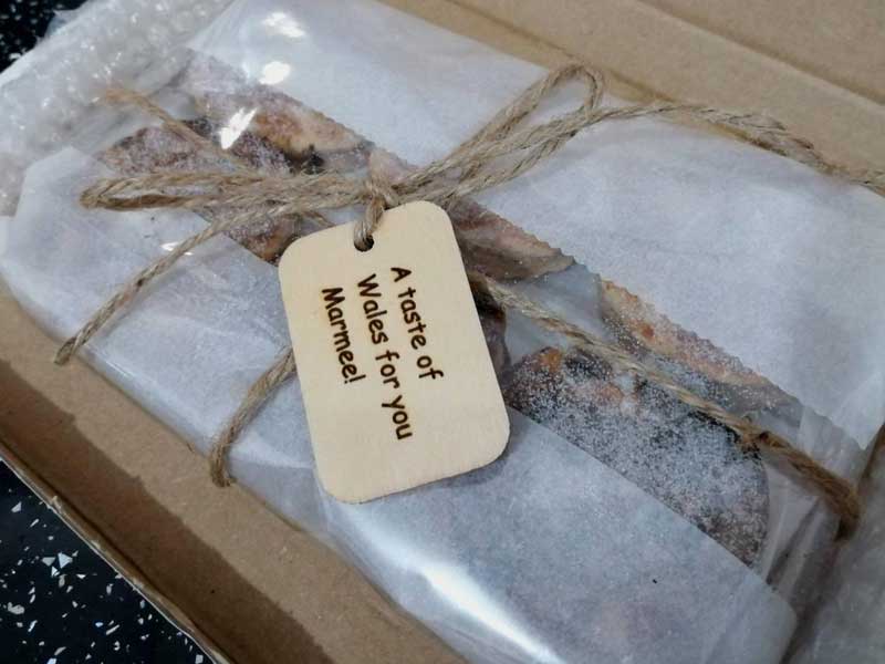 Homemade Welsh Cakes In Packaging Ready To Ship