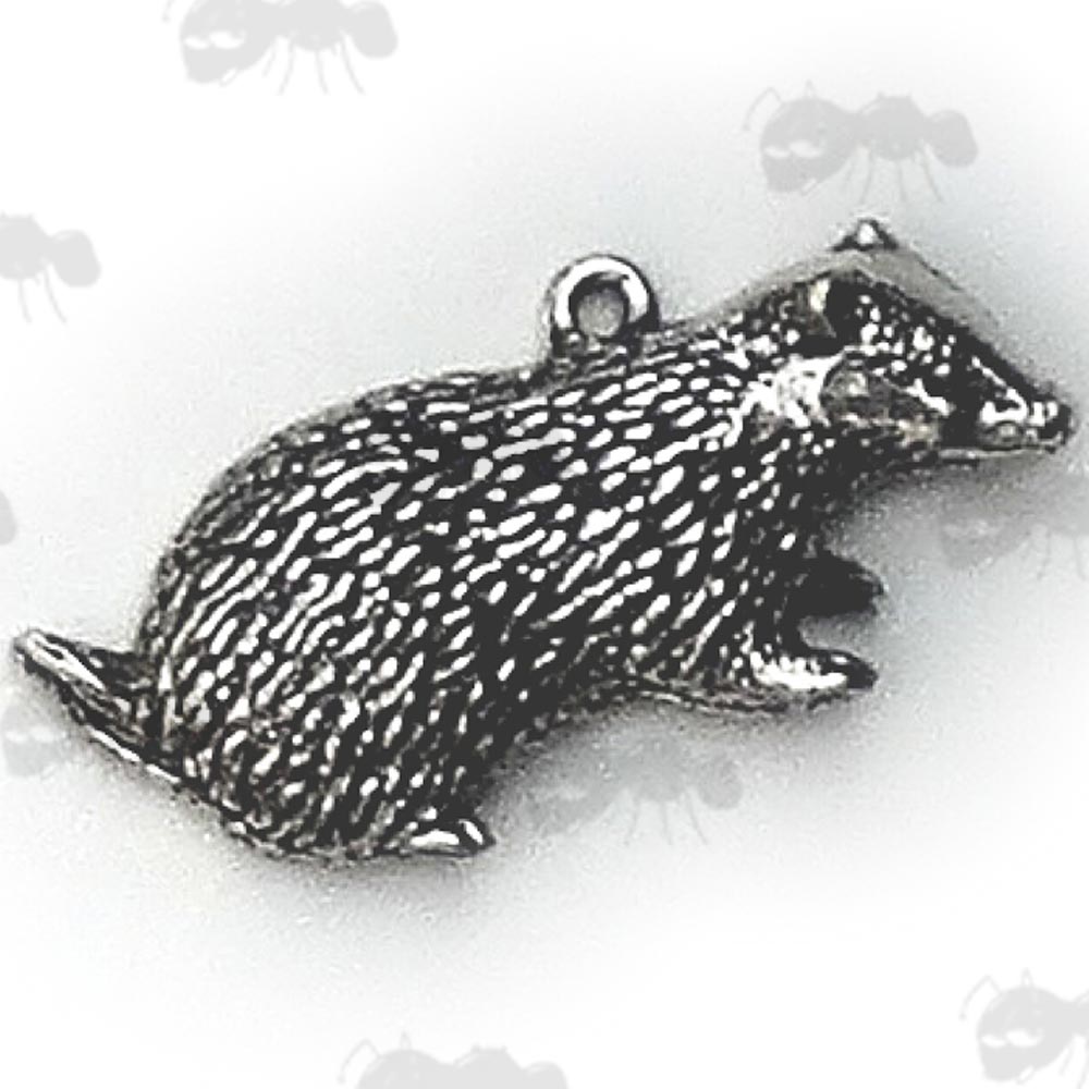 Badger Pewter Pendant