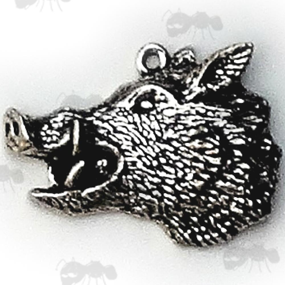 Boar’s Head Pewter Pendant